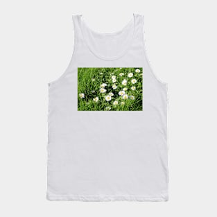 Lawn with Daisies Tank Top